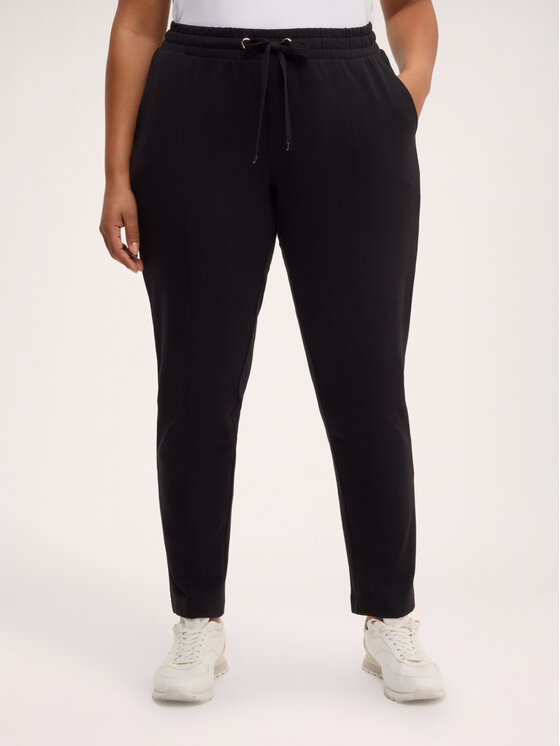 Fiorella Rubino Fiorella Rubino Spodnie materiałowe P856L002443N033 Czarny Slim Fit