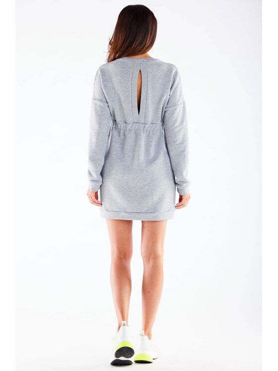 Infinite You Infinite You Úpletové šaty M271 Šedá Basic Fit