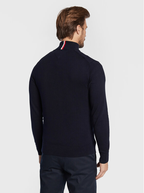 Tommy Hilfiger Tommy Hilfiger Svetr MW0MW28049 Tmavomodrá Regular Fit