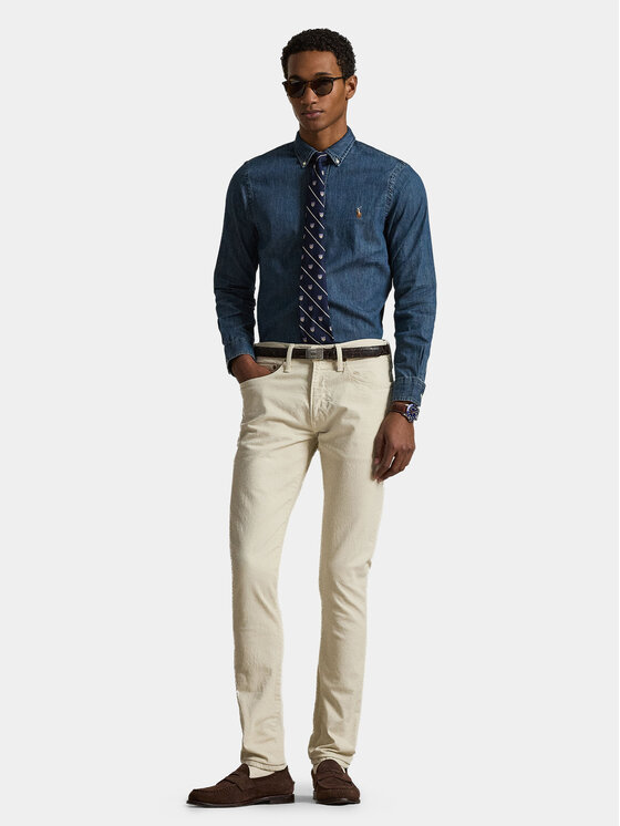 Polo Ralph Lauren Polo Ralph Lauren Camicia Core Replen 710548539 Blu scuro Slim Fit