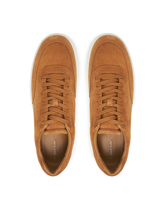 Calvin Klein Calvin Klein Αθλητικά Clean Cup Low Laceup Oxf Su HM0HM01880 Ανοιχτό καφέ