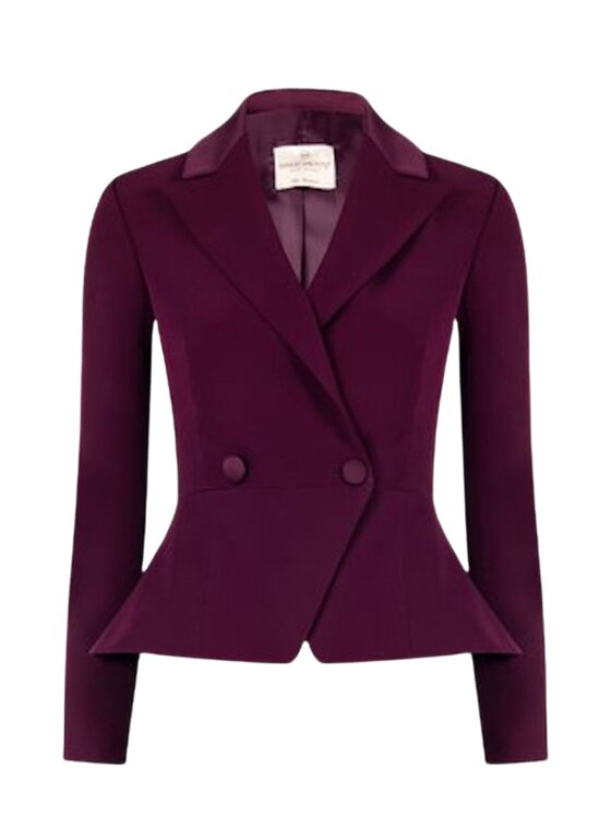 Rinascimento Rinascimento Giacca da abito giacca corta donna Bordeaux Regular Fit