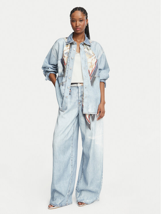 Liu Jo Liu Jo Jeansy Selected by Gigi Hadid ZB7301 T055B Niebieski Flare Fit