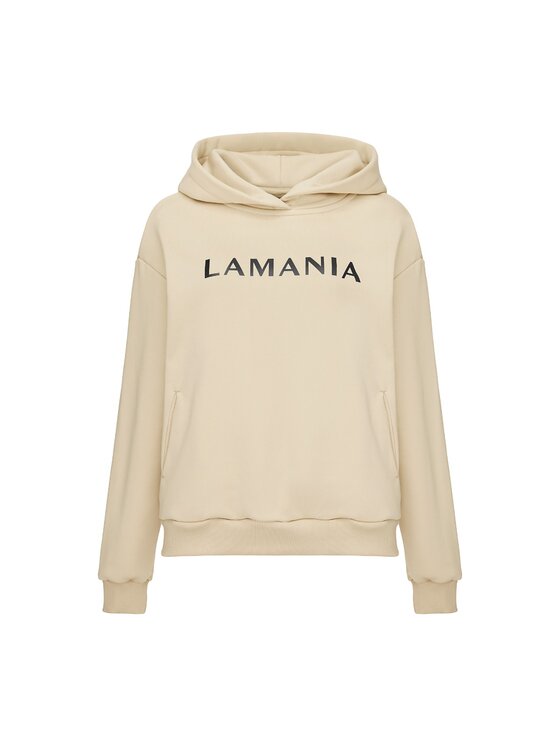 La Mania La Mania Felpa EVERY 3 Beige Classic Fit