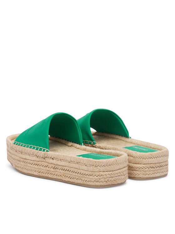 Calvin Klein Calvin Klein Espadryle Ebeth HW0HW02894 Zielony