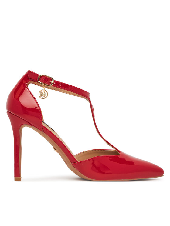Nine West Nine West Pantofi cu toc subțire WS21582-01 Roșu