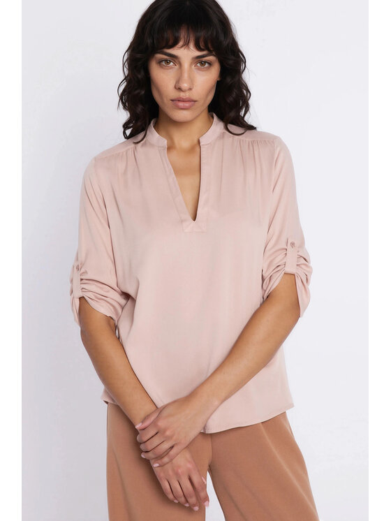 NIFE NIFE Halenka B227 Béžová Regular Fit