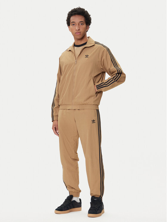 adidas adidas Majica dugih rukava adicolor Woven Firebird JY1333 Bež Loose Fit