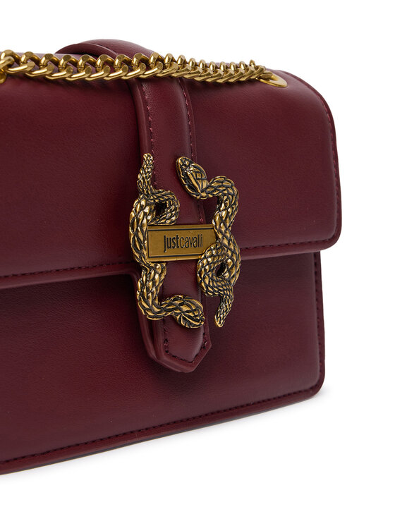 Just Cavalli Just Cavalli Дамска чанта Iconic Snakes 81RA4BA3 ZSA89 Тъмночервен