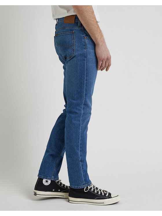 Lee Lee Jeansy RIDER Niebieski Slim Fit