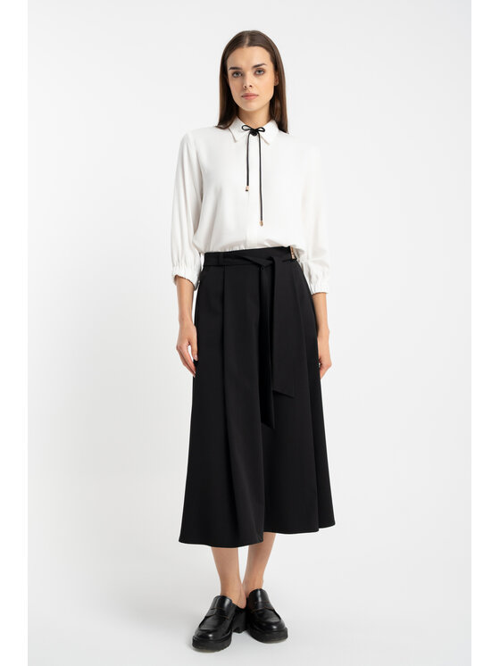 CLICK CLICK Φούστα 50-729 Μαύρο Relaxed Fit