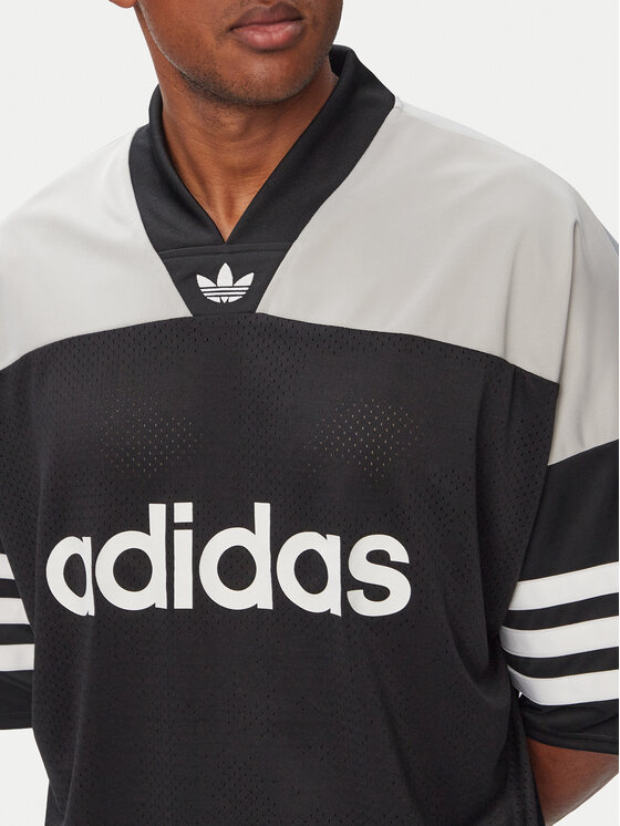 adidas adidas T-shirt Adicolor oversize Football Jersey KS7546 Crna Oversize
