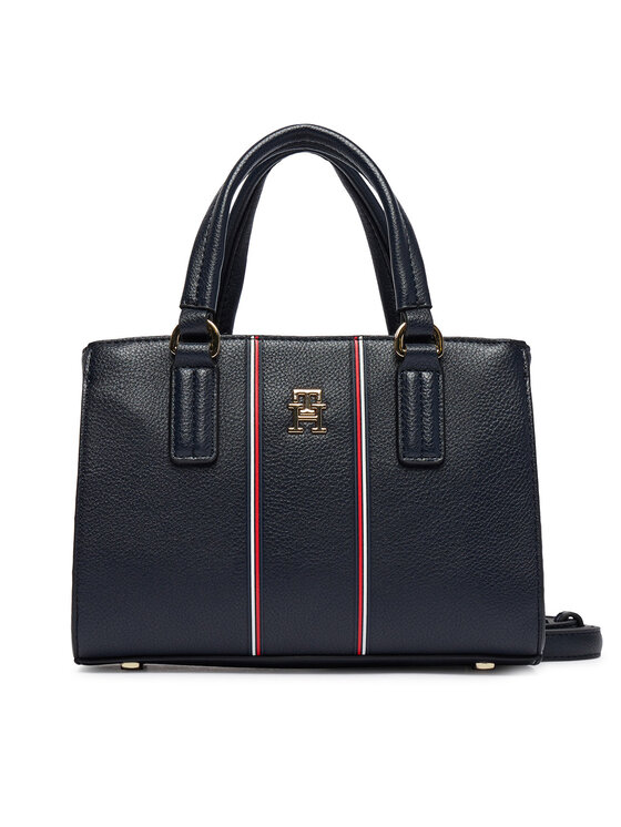 Tommy Hilfiger Tommy Hilfiger Táska Th Daily Mini Tote Corp AW0AW18642 Sötétkék