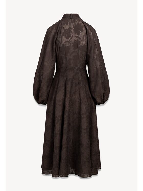 BIZUU BIZUU Koktejlové šaty AZENA A-LINE DRESS Hnědá Standard Fit