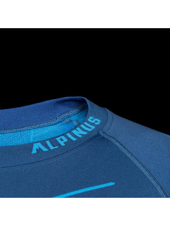 Alpinus Alpinus Bielizna termoaktywna górna Tactical Base Layer Niebieski