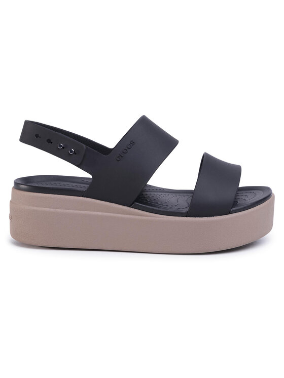 Crocs Crocs Σανδάλια Brooklyn Low Wedge W 206453 Μαύρο