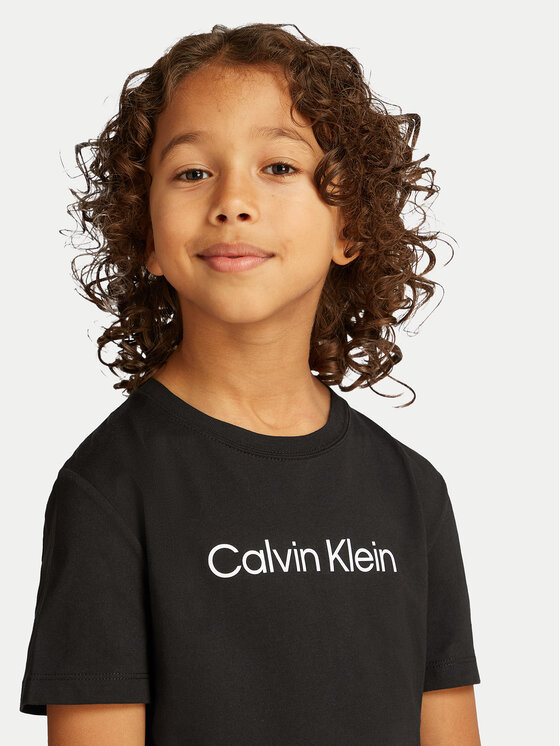 Calvin Klein Jeans Calvin Klein Jeans Marškinėliai IU0IU00682 Juoda Regular Fit