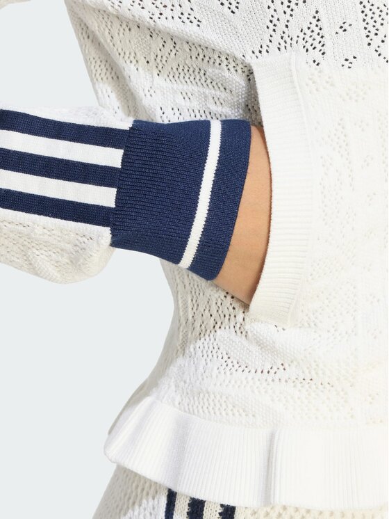 adidas adidas Bluza 167799 Biały Slim Fit