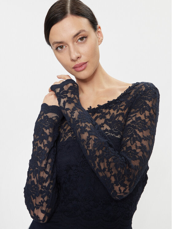 Vila Vila Coctailkleid 14092774 Dunkelblau Regular Fit