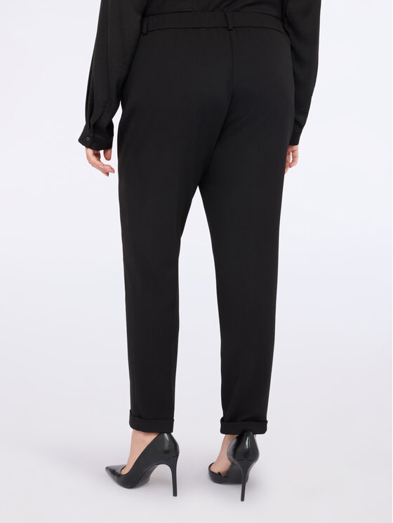 Fiorella Rubino Fiorella Rubino Spodnie materiałowe P178L002200N033 Czarny Regular Fit