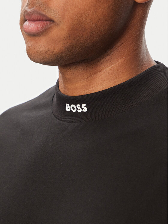 BOSS BOSS Tričko Tee Collar 50562120 Čierna Relaxed Fit