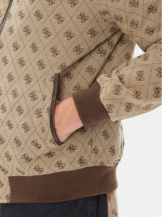 Guess Guess Яке бомбър M5YL04 WGUE0 Кафяв Regular Fit