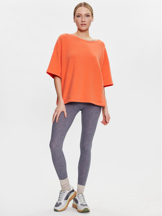 Blusa Hapylife HAPY02AE23 Arancione Relaxed Fit