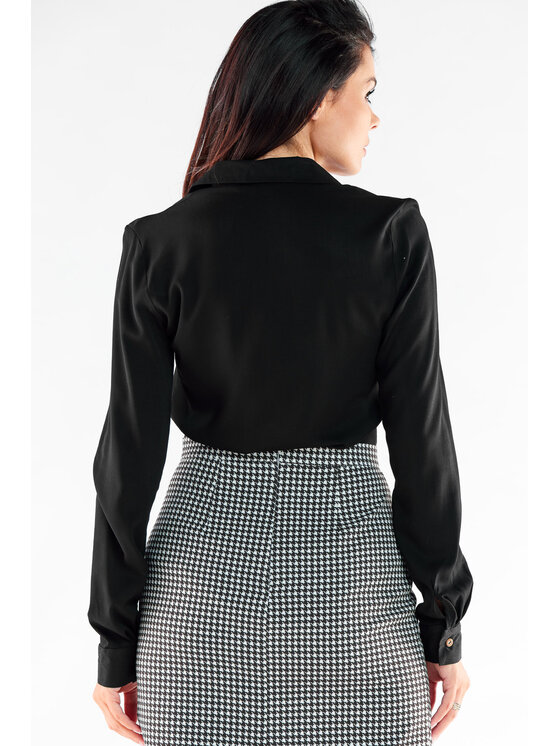Awama Awama Camicia A526 Nero Basic Fit