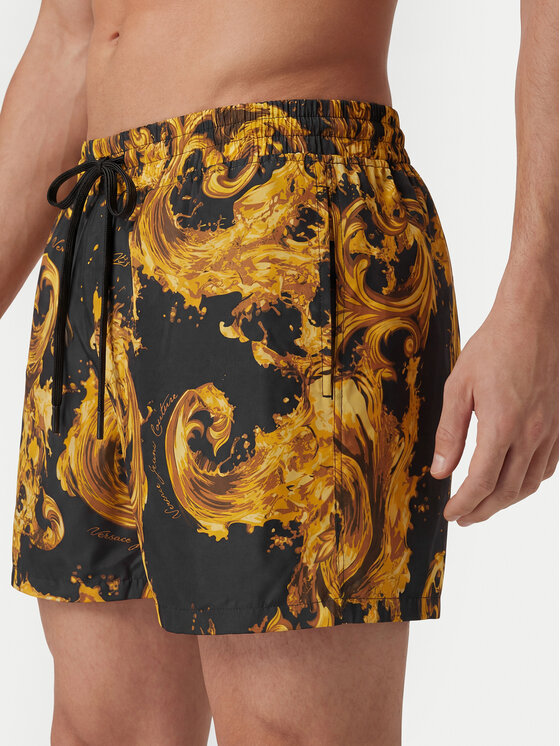 Versace Jeans Versace Jeans Szorty sportowe 80GAD11D Czarny Regular Fit