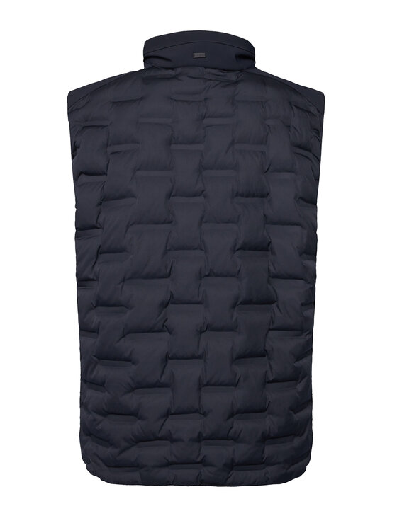 Bugatti Gilet Uomo Elegante Per Lavoro E Tempo Libero - Sportivo Con Bottoni, Tasche A Pistagna E Dettagli In Contrasto