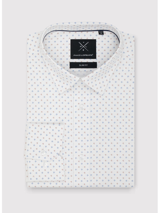 Pako Lorente Pako Lorente Koszula P24WN-1X-007 Biały Slim Fit