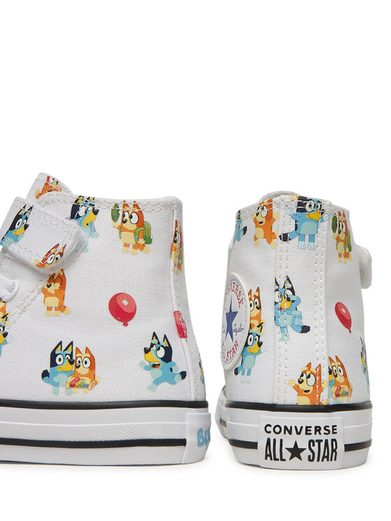 Converse Converse Plátěnky Converse x Bluey Chuck Taylor All Star Easy On A16463C Bílá