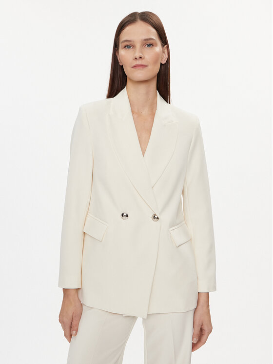 Maryley Maryley Піджак 24EB127/43VA Écru Regular Fit
