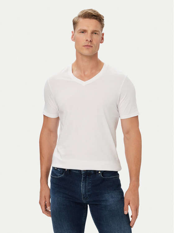 Jack & Jones Jack & Jones Komplet t-shirtów Basic 12133914 Biały Regular Fit