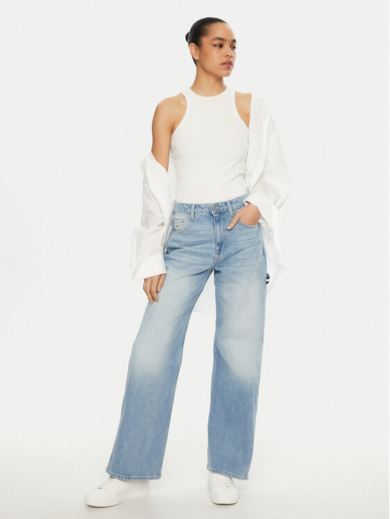 Tommy Jeans Tommy Jeans Jeansy Mia DW0DW19572 Modrá Relaxed Fit