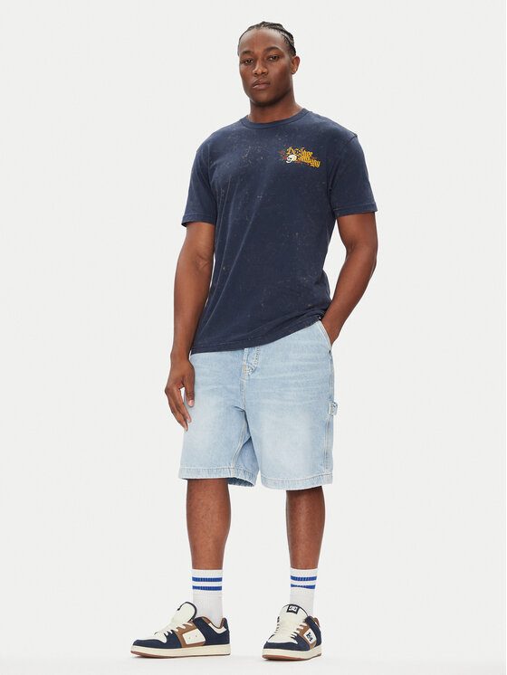 DC DC T-Shirt ADYZT05460 Granatowy Heritage Fit
