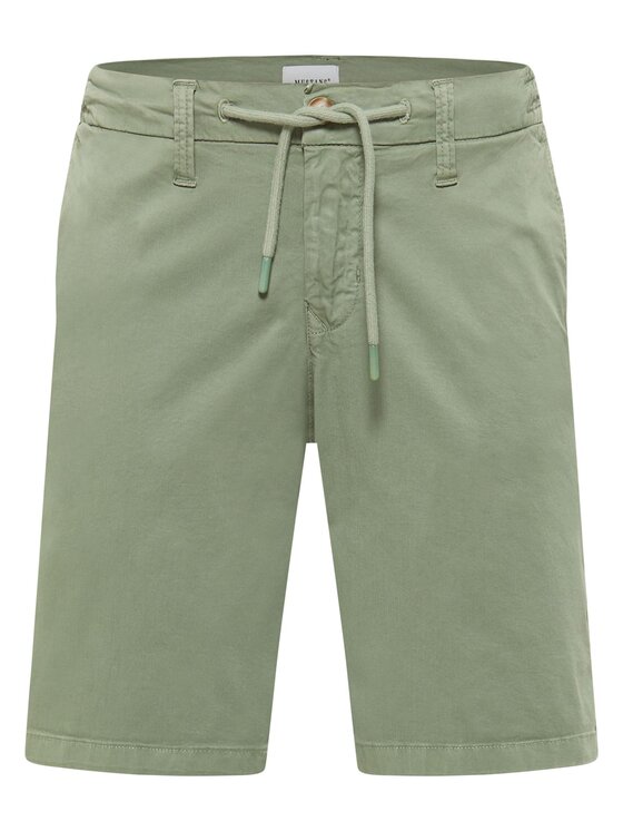 Mustang Mustang Pantaloncini di tessuto Portland Shorts Verde Slim Fit