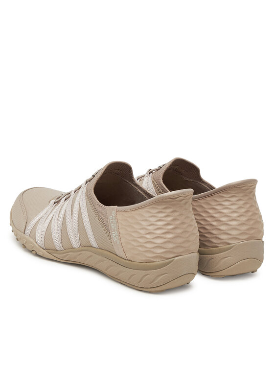 Skechers Skechers Sneakersy Slip-Ins: Breathe Easy - Roll With Me 100593/TPE Beżowy