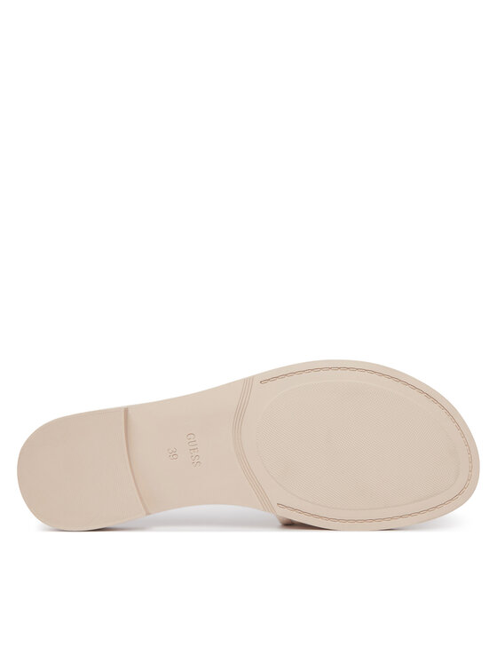 Guess Guess Klapki FLJELS FAL03 Kremowy