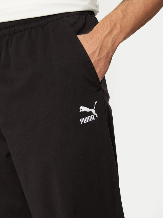 Puma Puma Bavlnené nohavice Better Classics 624259 Čierna Relaxed Fit