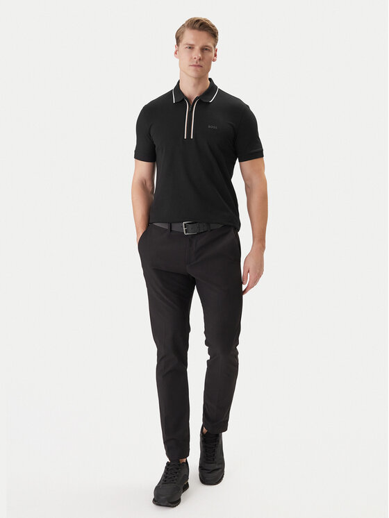 BOSS BOSS Polo 50555698 Nero Regular Fit