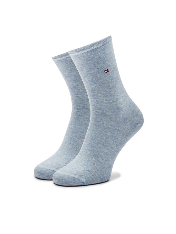 Tommy Hilfiger Tommy Hilfiger Set od 2 para ženskih visokih čarapa 371221106 Plava