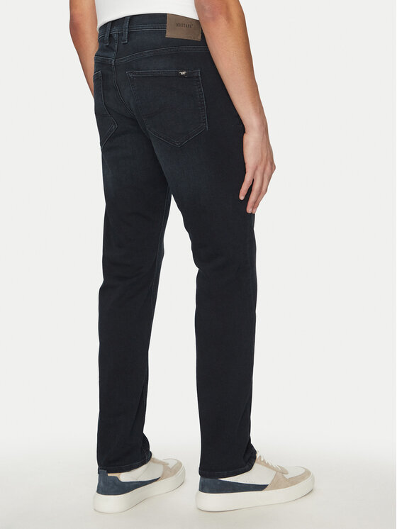 Mustang Mustang Jeansy Oregon 1013710 Granatowy Slim Leg