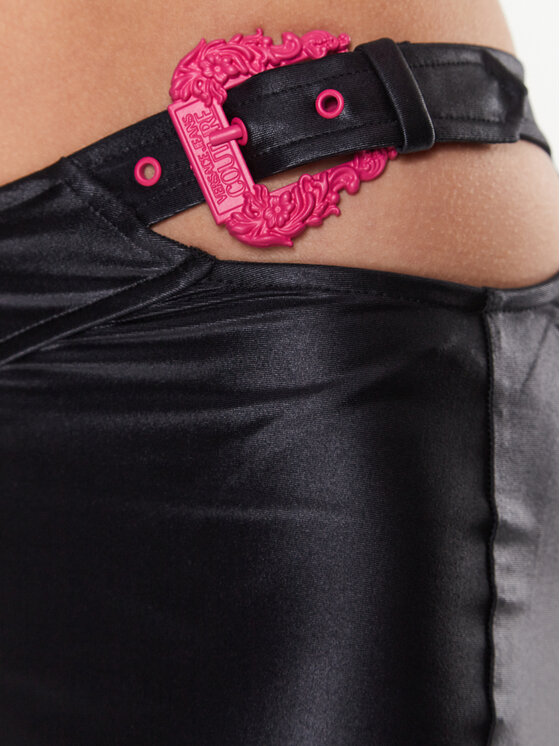 Versace Jeans Couture Versace Jeans Couture Легінси 74HAC1A1 Чорний Slim Fit