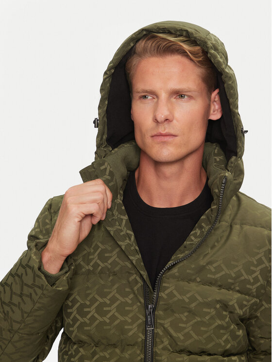 Guess Guess Μπουφάν πουπουλένιο M4BL42 WG9L2 Πράσινο Regular Fit