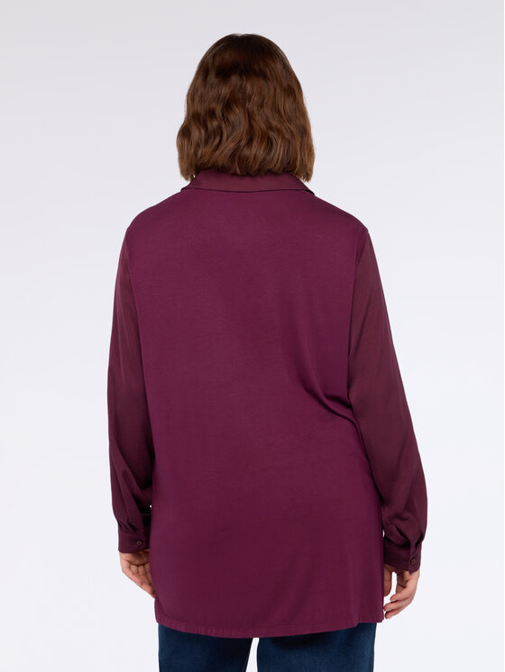 Fiorella Rubino Fiorella Rubino Koszula 5100L000159N036 Bordowy A-Line Fit