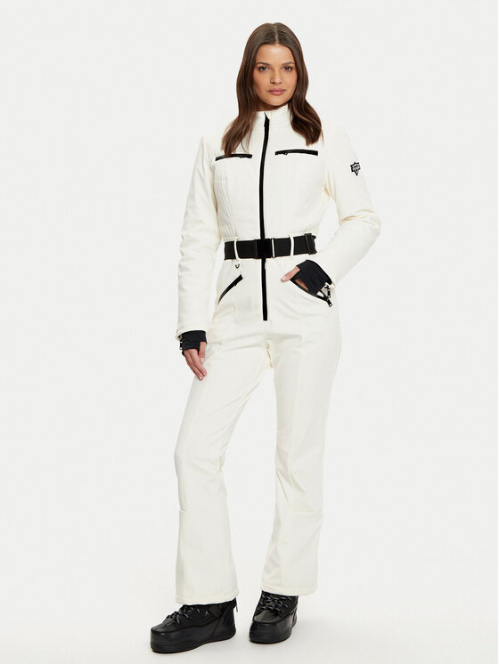 Guess Guess Skianzug W4PD1M WH1S0 Écru Regular Fit