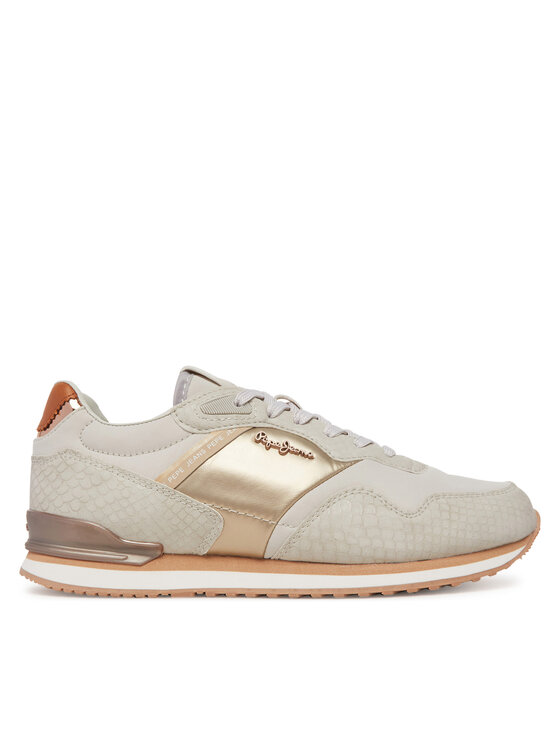 Pepe Jeans Sneakersy London Mix PLS40044 Biela