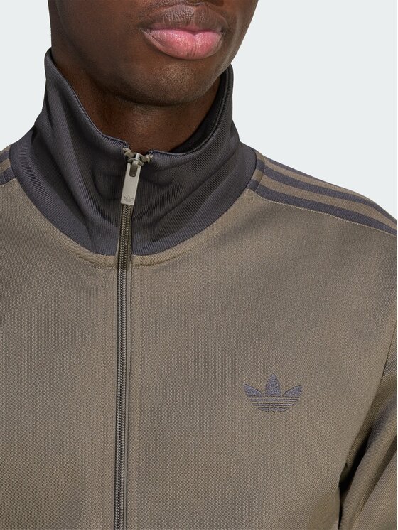 adidas adidas T-Shirt 159248 Brązowy Slim Fit