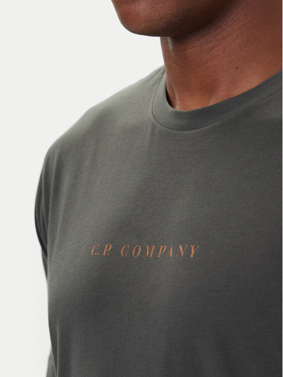 C.P. Company C.P. Company T-krekls 19CMTS104A005100W Pelēks Regular Fit